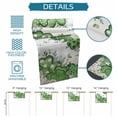 thumbnail image 6 of Table Runner - 108 Inch Long, St. Patrick's Kitchen Dining Table Runner Dresser Scarves, Lucky Shamrock Green Eucalyptus Floral Plants Farmhouse Decor for Coffee Tables Wedding Party Banquet, 6 of 8