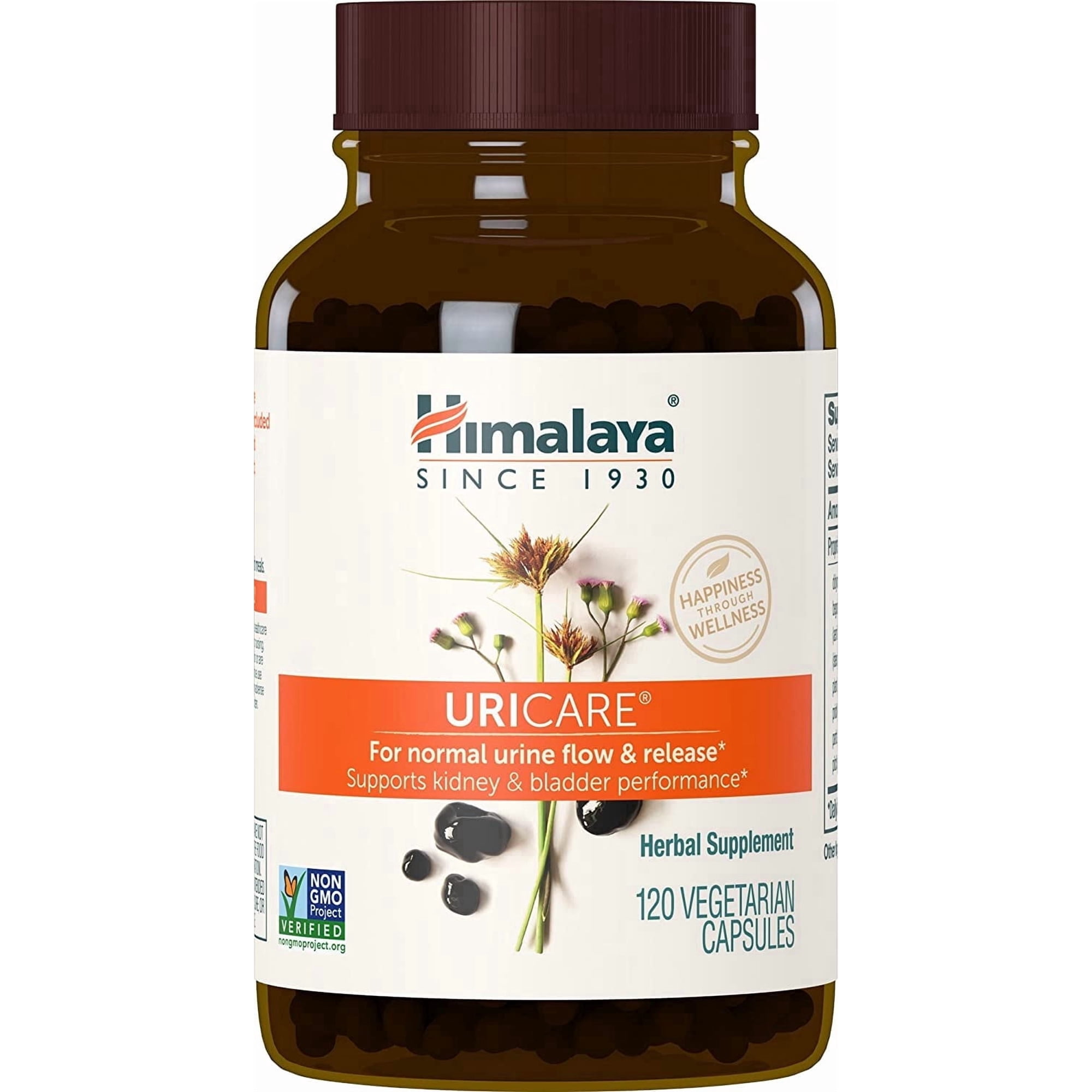 Himalaya UriCare Herbal Bladder & Kidney Support Supplement, 120 Capsules