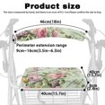 thumbnail image 6 of HELLHERO Floral Hummingbird Seat & Back Covers Seat & Back Cover Non-Slip Cover for Home Stain Proof Soft, 6 of 7