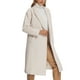 thumbnail image 4 of Abrigo largo de doble botonadura con solapa de pico para mujer INSPIRE CHIC, de invierno, color beige, talla XL, 4 of 5
