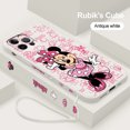 thumbnail image 2 of Funda de Minnie Mouse Disney para Apple iPhone, 15, 14, 13, 12, 11, XS, XR, X, 8, 7, SE Pro, Ultra Max Plus, Mini Liquid, cuerda izquierda, 2 of 5