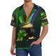 thumbnail image 1 of Fotbe St. Patrick's Day4 Camisa Estampada de Manga Corta para Hombre, Casual de Verano, Estilo Playero, Sin Arrugas-4X-Large, 1 of 5