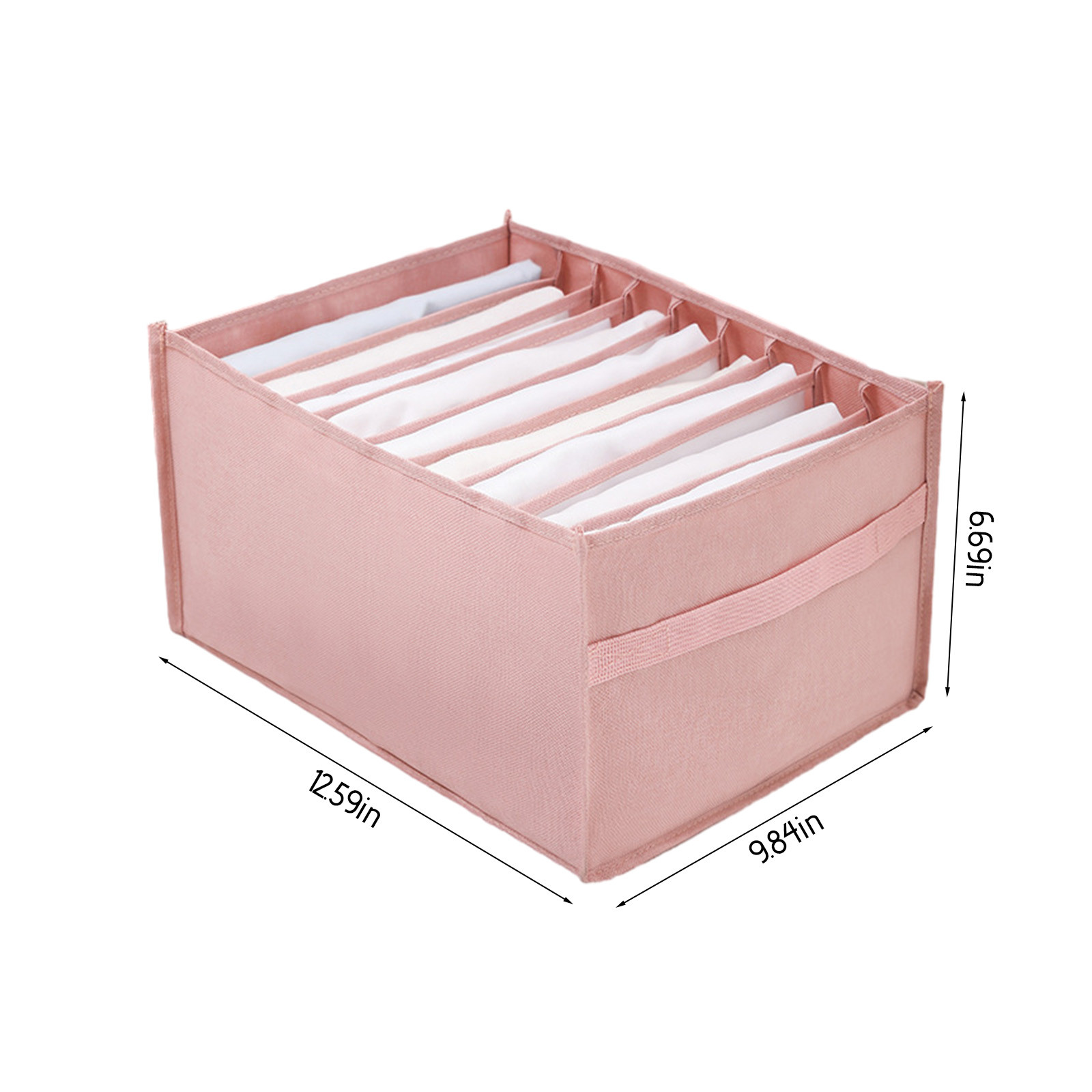 TOPRenddon Clothing Organizer,With Handles, Foldable Fabric Drawer ...