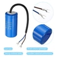 thumbnail image 4 of Uxcell 100uF 250VAC 2 Fils 50/60Hz CD60 Condensateur de Course 2 Pack, 4 of 5