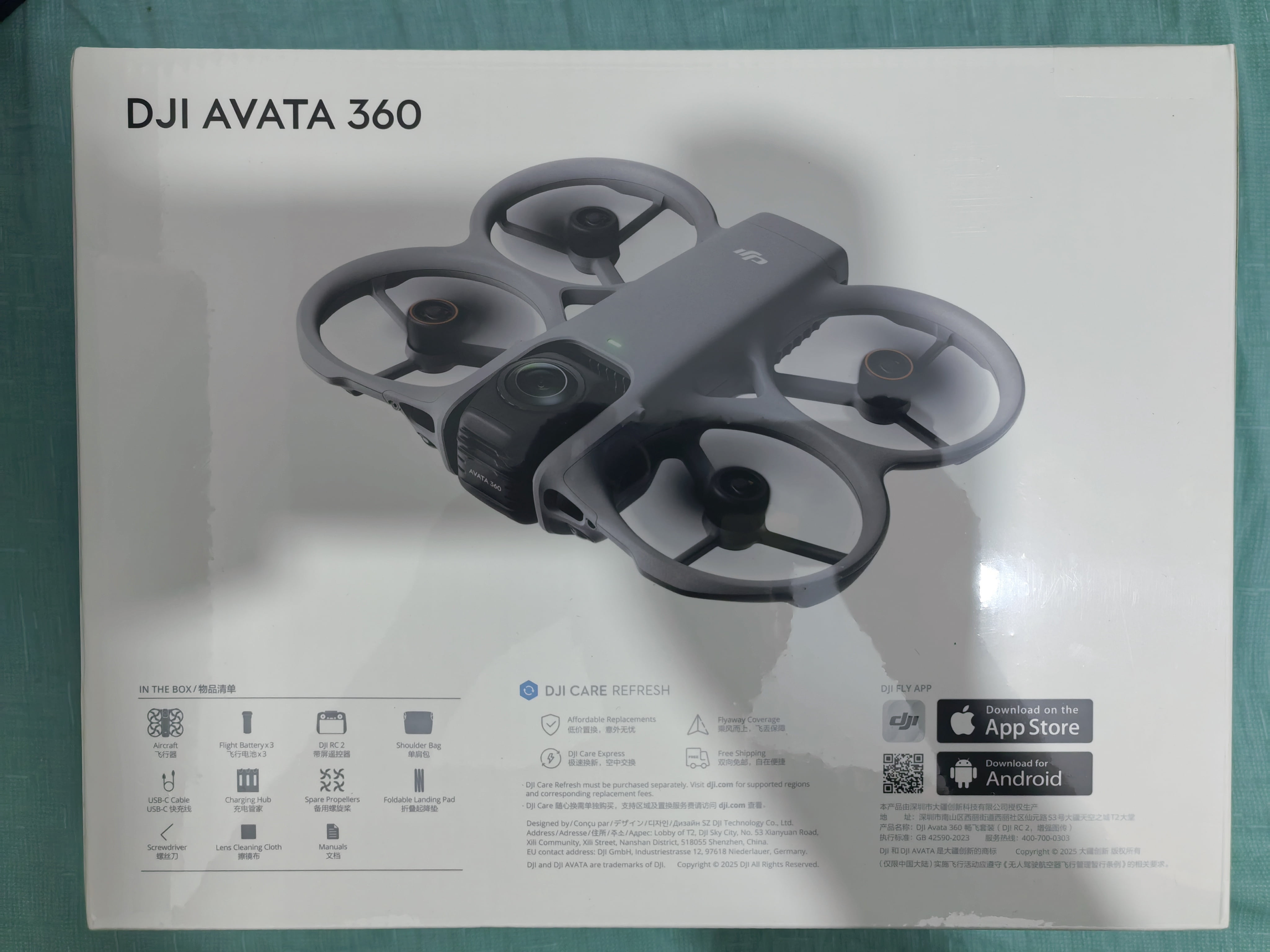 DJI Avata 360 Drone Fly More Combo with DJI RC 2 + 3 Battery