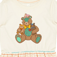 thumbnail image 4 of Inktastic Cute Hugging Teddy Bears Girls Toddler Dress, 4 of 5