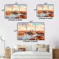 thumbnail image 4 of Designart "Sunny On Ottawa River Riverfront Bliss" German Metal Art Print Set, 4 of 5