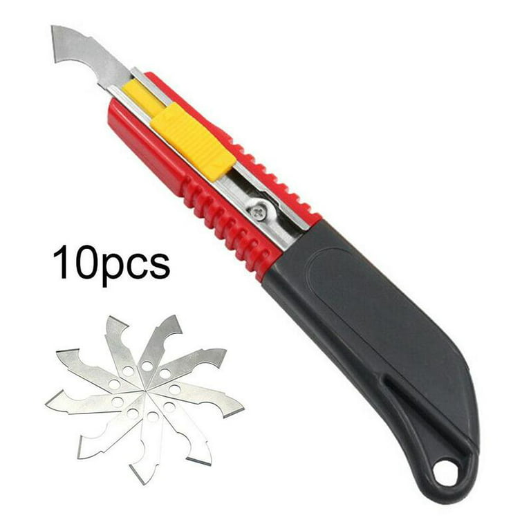 Acrylic Plastic Sheet Perspex Cutter Hook Glass Cutting Tool 10pcs Spare Blades F4h5, Size: 16.1