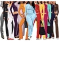 thumbnail image 4 of Women Printed Hoodie Set Long Sleeve Thumb Hole Top Flared Pants Outfit, 4 of 5