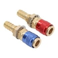 thumbnail image 1 of Water Gas Quick Connector for MIG TIG Welding Torch, Brass Portable Water Cooled Gas Adapter with Plug, 1 of 8