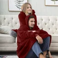thumbnail image 4 of Sudadera Cobija Hoodie Mujer Hombre Con Capucha Suave Pijama, 4 of 7
