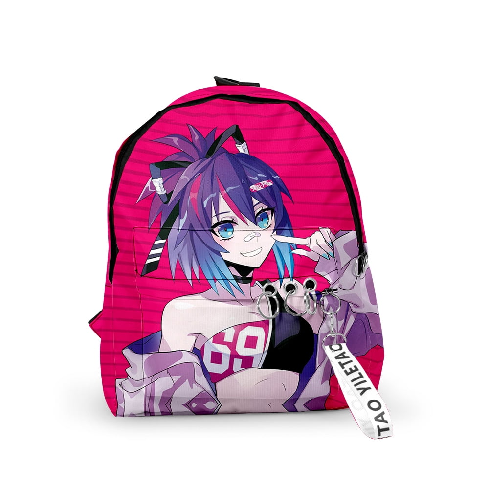 Projekt Melody Rucksack Cosplay Backpacks Casual Student Bookbag Unique