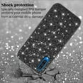 thumbnail image 4 of Compatible with Samsung Galaxy A50 Case, Glitter Sparkly Samsung Galaxy A50 Phone Case with Slim Silicone Shockproof Protective Bumper Cover for Cute Girls Women (Black), 4 of 14