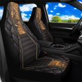 thumbnail image 2 of Uorisanigo Fashion Deer Car Seat Covers 2 Pcs Universal Front Car Seats Waterproof Stretch Polyester Fabric Cover Suitable for Cars, SUV and Trucks, 2 of 7