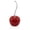 Red and Silver, variant on 14 x 5.25 x 5.25 in. Red & Silver Enamel Cherry Sculpture