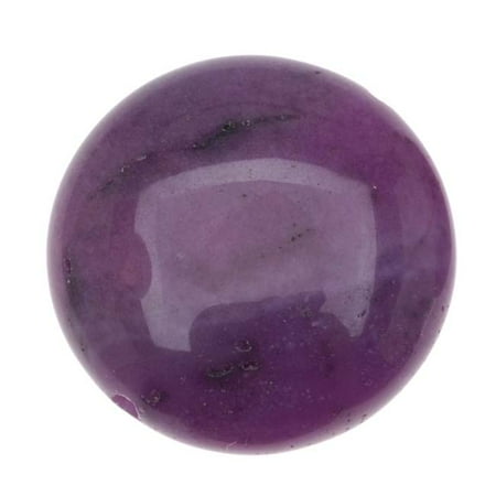 Crazy Agate Beads - Purple Crazy Lace Agate (D) Puff Coin Focal Beads 18mm (4)