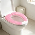 thumbnail image 6 of Clear Gel Toilet Seat Cushion, Portable Washable Adhesive Thick Soft Cooling Pad for Bathroom Comfort, Reusable Silicone Toilet Seat Cover, 6 of 6