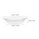 thumbnail image 5 of Molde de vidrio para hornear, redondo, antiadherente, con borde ondulado suave, para tartas de manzana, calabaza y tartas de olla, transparente, 18 cm, 5 of 8