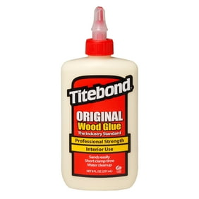 Titebond Original Wood Glue 5063 ، معيار الصناعة لأعمال الخشب ، إصلاح الأثاث / التجميع ، البناء ، إصلاح المنزل أو النمذجة ، 8 أونصات
