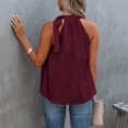 thumbnail image 4 of SMihono Hauts pour Femmes Débardeur pour Femmes Été Femme Dos Nu Col Rond Sans Manches T-Shirt à Imprimé Léopard Hauts Débardeurs pour Femmes Hauts d'Été pour Femmes, 4 of 6