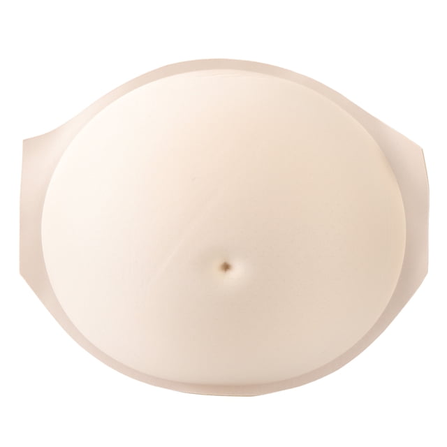 Barriga falsa de color piel, transpirable, superficie lisa, barriga falsa de embarazo de 1 a 5 meses, relleno ligero de rendimiento, disfraz