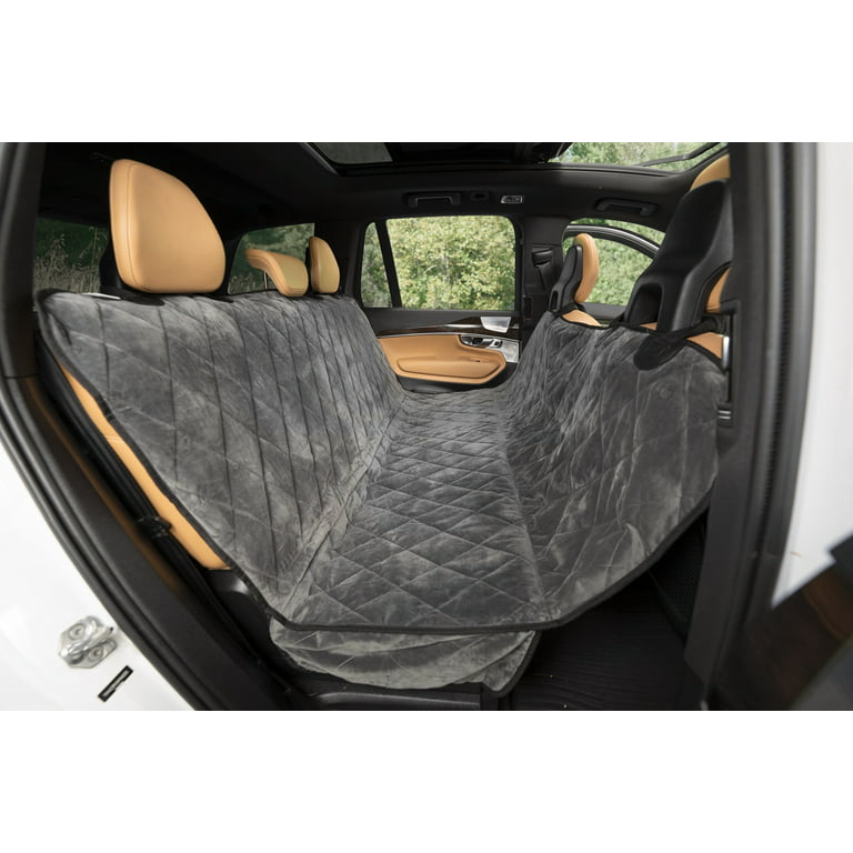 Active Pets Dog Car Seat Cover for Back Seat - Waterproof & Scratch Proof,  Standard Size, Black