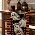 thumbnail image 3 of Halloween Table Runner, 72x13 Inch Linen Decorative Table Linen for Thanksgiving Dining Party Home Decor, 3 of 5
