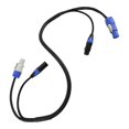 thumbnail image 3 of 2X High Quality Powercon 3-Pin XLR Combo Cable 1m DMX512 Power Con Cable for Stage Lighting Led Screen, 3 of 5