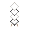 thumbnail image 2 of Bowery Hill 4-Shelf Modern Wood Bookcase in White Oak/Distressed Gray, 2 of 5