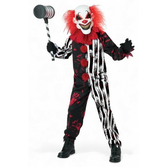 California Costumes Maniac Clown Child Costume | Large Unisex