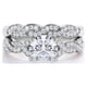 thumbnail image 4 of Conjunto nupcial JeenMata de moissanita de corte redondo de 1,25 quilates - Conjunto nupcial - Anillo infinito - Anillo para siempre - Anillo de promesa - Bañado en oro blanco, 4 of 9