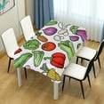thumbnail image 4 of Yayeee Tablecloths 60" x 60" Rectangle Wrinkle Resistant Party Table Cover, Vegetables Pattern, 4 of 8