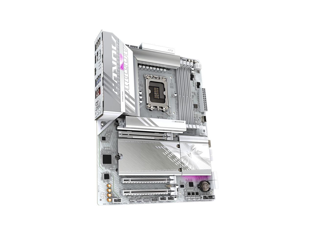Aorus Ultra Durable B860 A ELITE WF7 ICE Gaming Desktop Motherboard - Intel B860 Chipset - Socket LGA-1851 - ATX (b860aelitewf7ice)