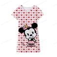 thumbnail image 2 of Niñas camiseta de dibujos animados niños Disney Minnie Mickey Mouse estampado vestido niñas verano manga corta camiseta vestido Mermaid9T-10T Gao Jinjia LED, 2 of 2