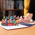 thumbnail image 4 of Christmas Pop Up Card - 3D Greeting Card Birthday Cards, Pop Up Christmas Cards, Kids Christmas Card, 3D Christmas Card, Christmas Cards (Merry Christ, 4 of 5