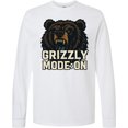 thumbnail image 3 of Inktastic Grizzly Bear Long Sleeve T-Shirt, 3 of 5