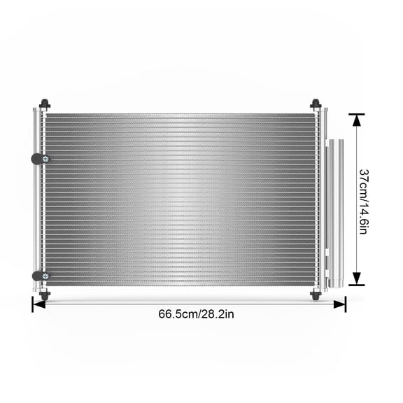 3686 Aluminum AC Condenser For Scion Xb 2008 2009 2010 2011 2012 2013 2014 2015