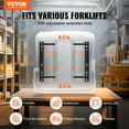 thumbnail image 2 of VEVOR Universal Forklift Seat, Fold Down Tractor Seat with Adjustable Angle Back and Micro Switch, 6.3-13.4 inch Extended Slot Comfortable Forklift Seat for Tractor Loader Excavator, 2 of 9