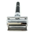 thumbnail image 3 of Parker 96R - Long Handle Butterfly Open Double Edge Safety Razor & 5 Parker Premium DE blades, 3 of 5