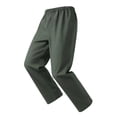 thumbnail image 3 of TaTaai Womens Solid Waterproof Pants Elastic Waist Loose Casual Rain Trousers Outdoor Bottoms for Daily Travel, 3 of 9