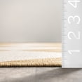 thumbnail image 2 of nuLOOM Sabina Diamond Trellis Indoor/Outdoor Area Rug, 9' 6" x 12', Sabina Tan, 2 of 9