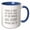Blue/White, variant on 3drose, There Is Only One Pretty Child Mothers Day Quote, 11oz Mug