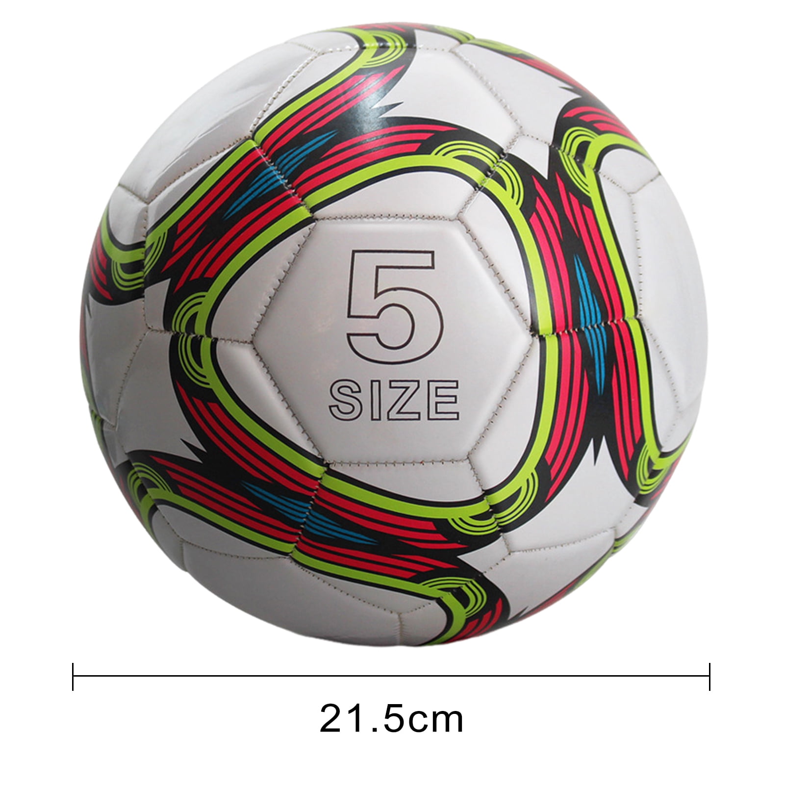 Lohuatrd Outdoor Sports Foot Ball for Kids Students Size 3/5 Official Football Waterproof PVC Elastic Soccer Ball Professional Game Football for Exams Training & Competitions