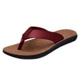 thumbnail image 3 of Sandals Men Flip Flop Men's Flip Flops Size 11 Wide Mens Memory Foam Flip Flops Size 9 Men's Flip Flops Size 11 Soft Slides for Men Men Flip Flops Size 9 Leather Men Flip Flops Size 9 Flip Flops Men, 3 of 3