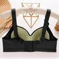 thumbnail image 3 of Fewfanhot Wirefree Front Closure Bra Adjustable Straps Ultra-Comfort Nylon Bralette for Women Everyday Breathable Seamless Underwear S-3XL, 3 of 4