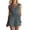 Gray, variant on Tqcoqu Trendy Belted Linen Romper for Women,Summer V Neck Sleeveless Business Casual Shorts Jumpsuit with Pockets,Black Women's S-XXXL