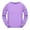 Purple, variant on 3-14 Years Girls Boys Undershirt Long Sleeve Crewneck Tee T-Shirt Toddler Cotton Basic Warm Tops Shirts Solid Color Tee Pajamas Tops(Purple,11-12 Years)