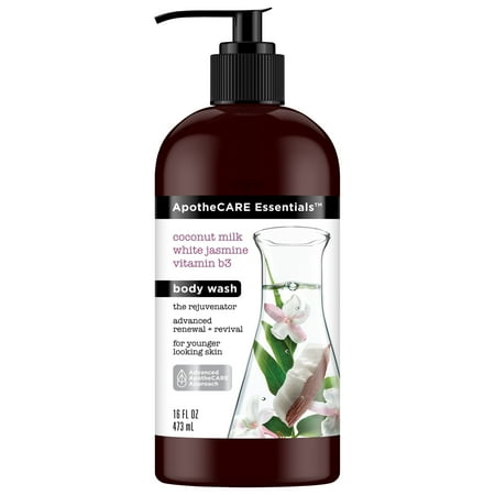 Chocolate Milk Body Wash - ApotheCARE Essentials The Rejuvenator Body Wash Coconut Milk, White Jasmine, B3 16 oz