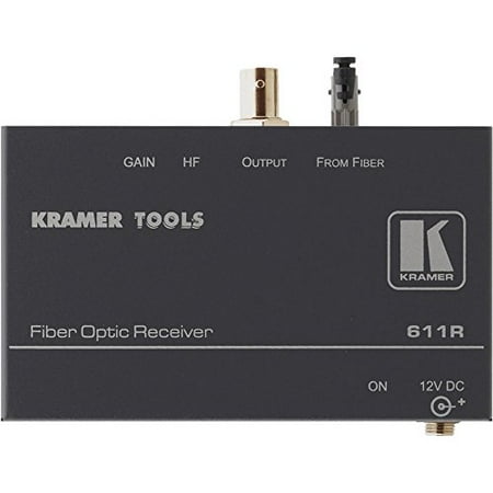 Fiber Optic Video Transmitter - KRAMER 611R Kramer Electronics 611R Comp Video Over Fiber Optic Receiver (61 Kramer 611R Fiber Optic Receiver 611R B&H Photo Video