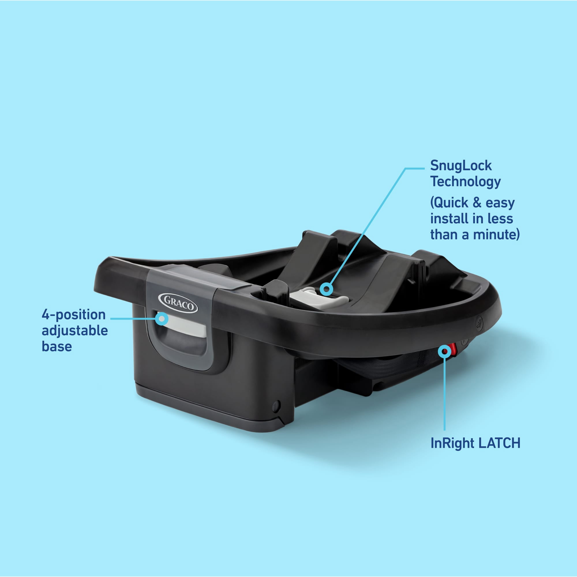 Graco GoMax Infant Car Seat Base, Black